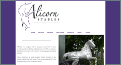 Desktop Screenshot of alicornstables.com